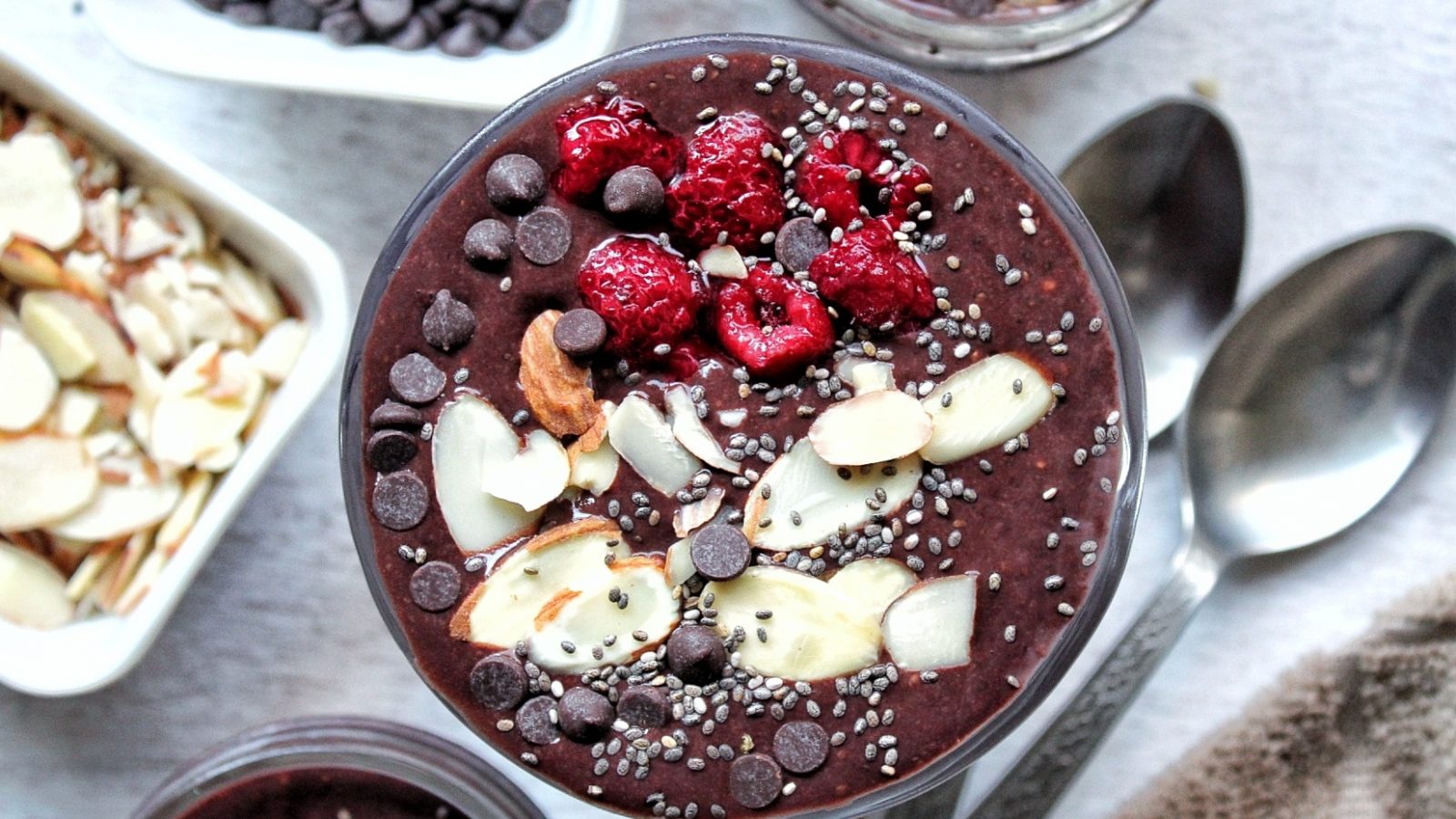 4Ingredient Chocolate Chia Seed Pudding Plant Based And
