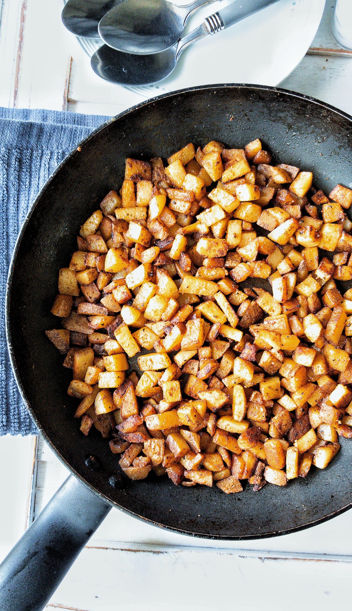 One-pan breakfast homefries potatoes