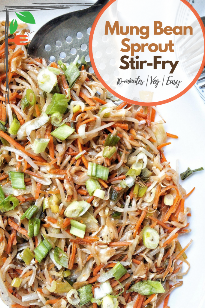 10Minute Mung Bean Sprout StirFry Plant Based And Broke