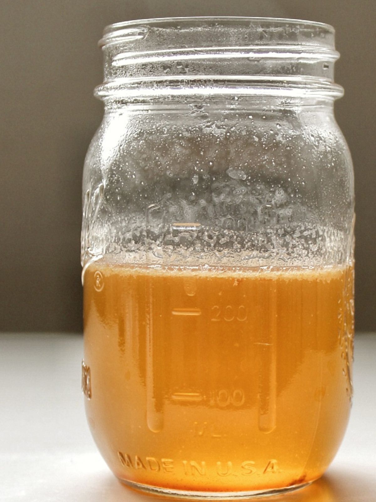 Borth in a mason jar. 