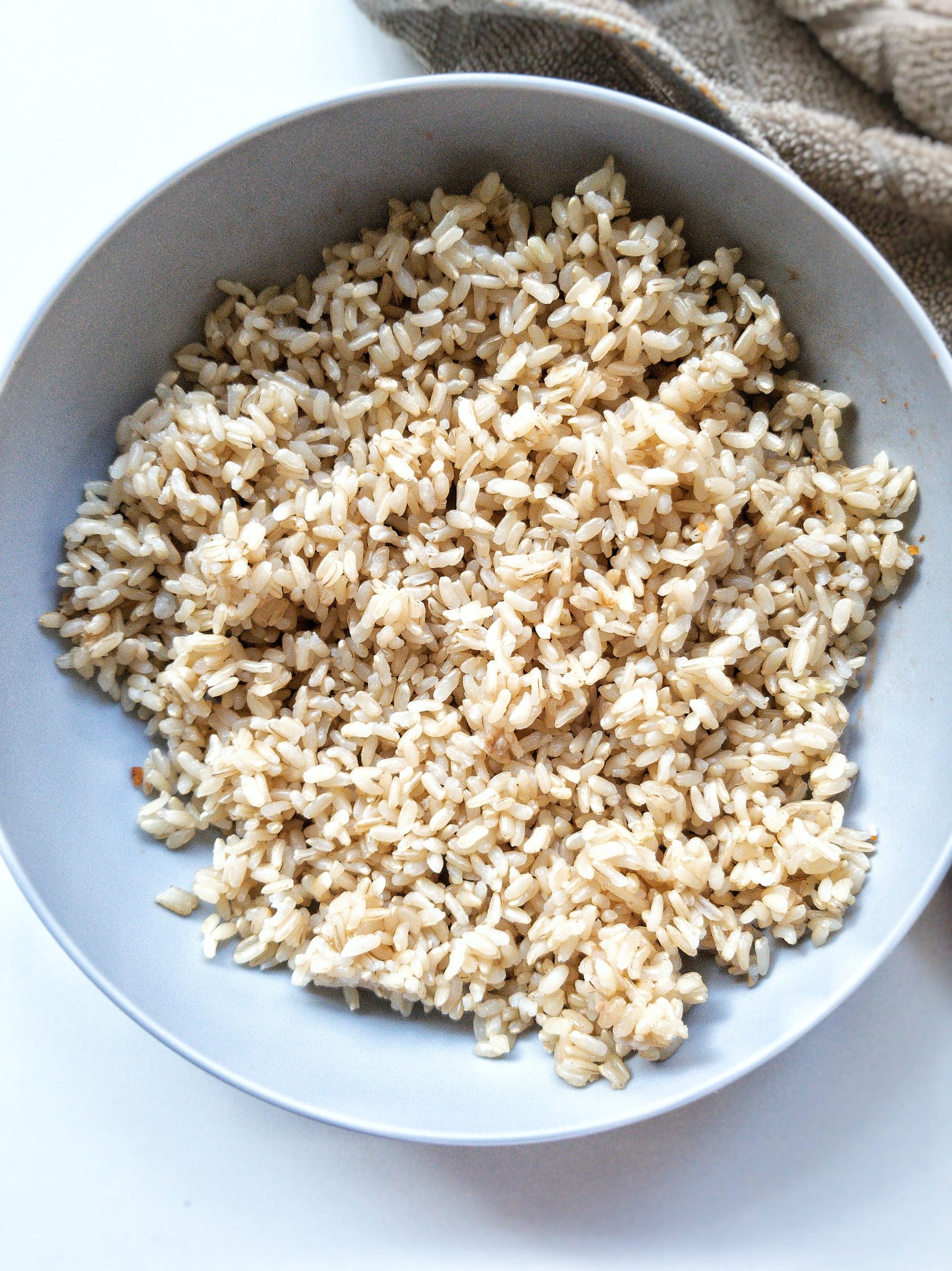 Bowl of brown rice 