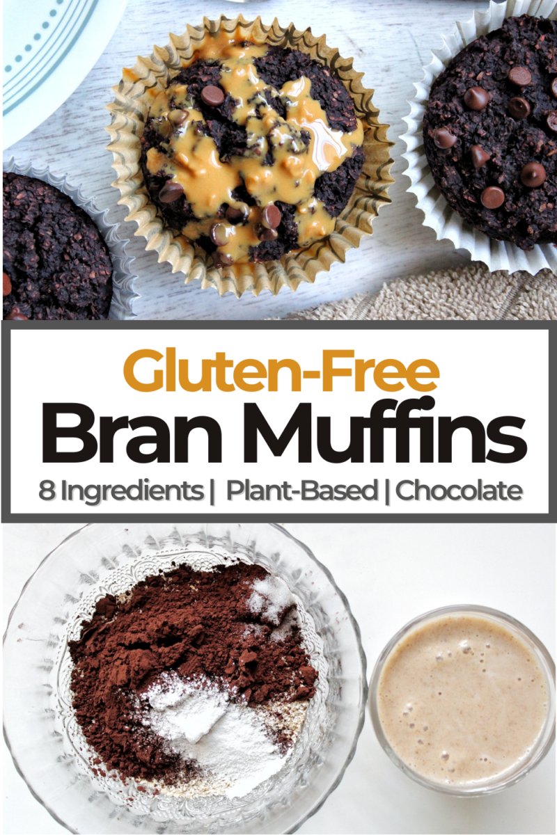 vegan gluten free oat bran muffins