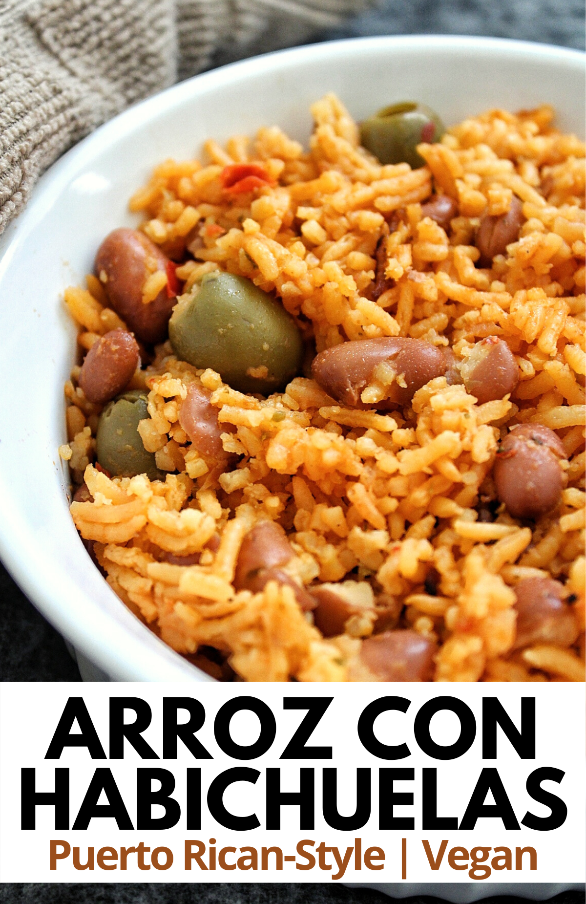 Puerto Rican Rice & Beans with Sofrito (Arroz con Gandules)