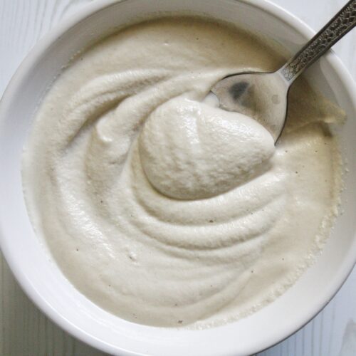 Dairy-free cashew cream sauce