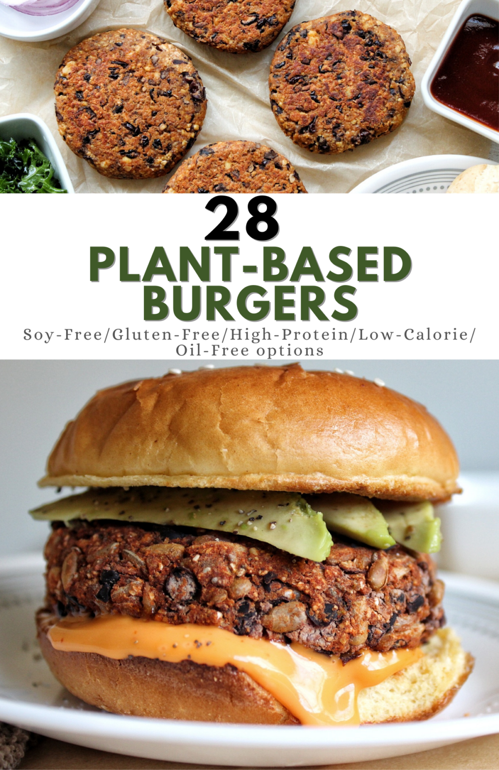 Plant-based burgers 