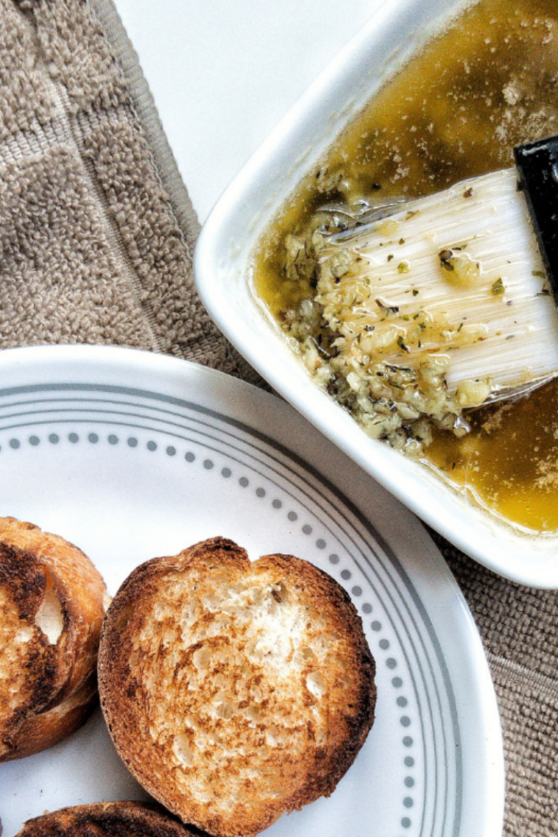 Vegan Garlic Butter Dipping Sauce Plant Based And Broke