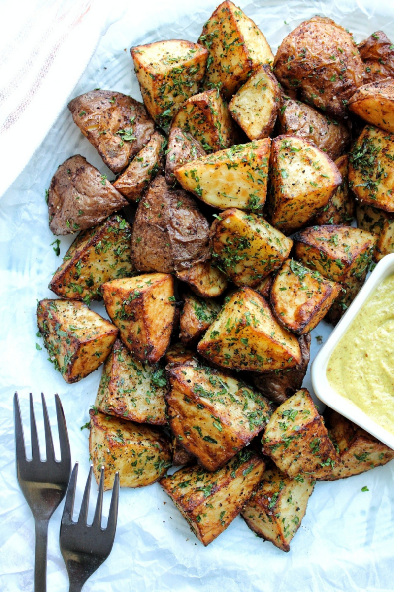 5Ingredient Tender Air Fryer Red Potatoes Plant Based And Broke