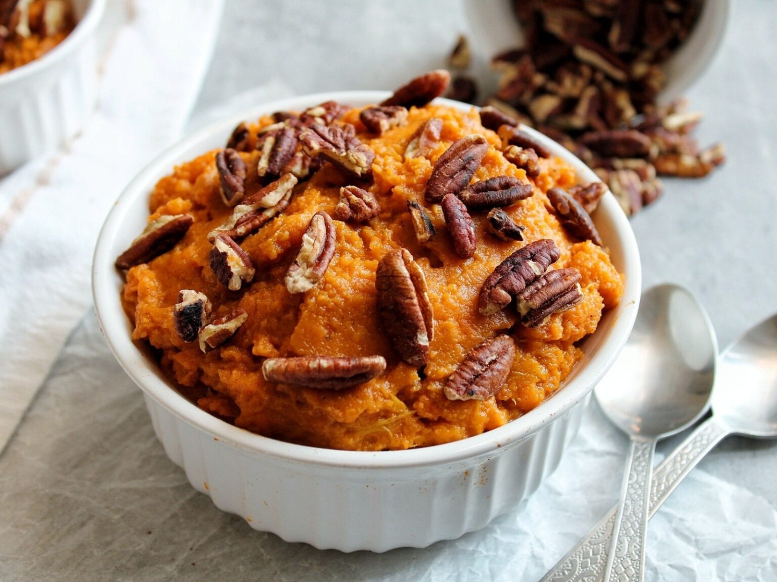 Mashed Sweet Potatoes with Brown Sugar - Plant Based And Broke